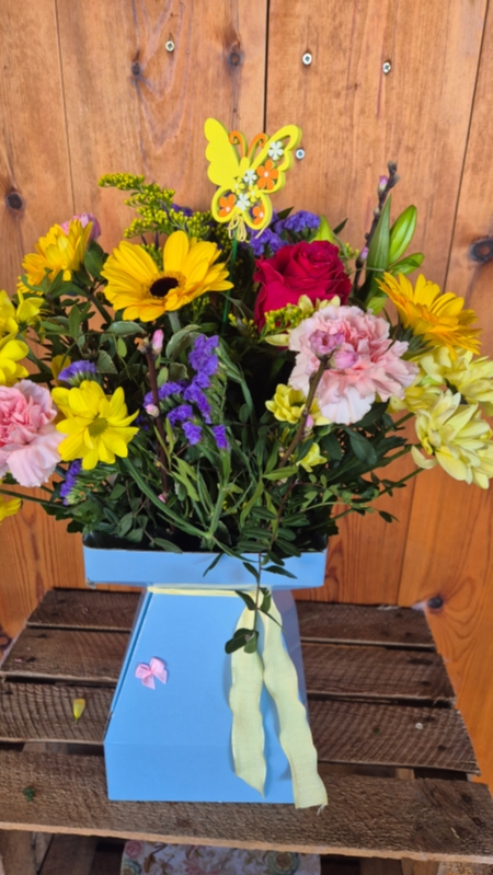 Blossom.   Spring coloured floral box