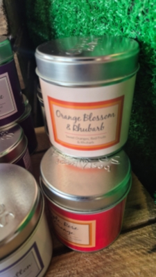 orange blossom and rhubarb
