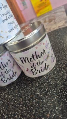 Mother of the bride candle